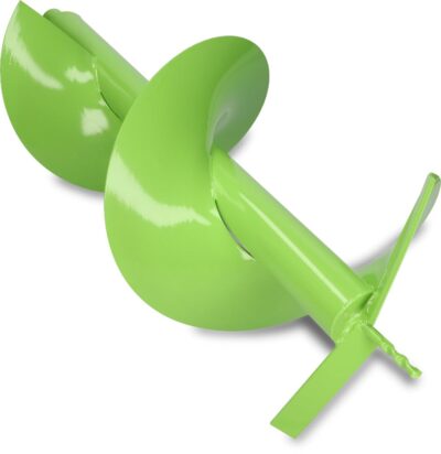 WERHE Erdbohrer für bohrmaschine ⌀300 mm, 80cm länge – Brunnenbohrer, Baumpflanzung, erdlochbohrer, Pfahlbohrer, Durchlässenbohrer – Grabungswerkzeug mit präzise Bohrspitze und Hartmetallklingen