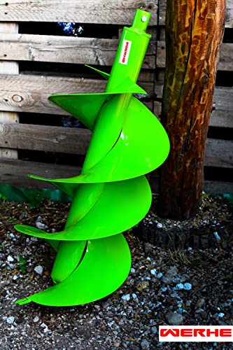 WERHE® Profi Bohrer Starker Stahl, Erdbohrer für bohrmaschine 300 mm Doppel-Welle extrem robust - Pfahlbohrer Brunnenbohrer präzise Bohrspitze. - Image 10